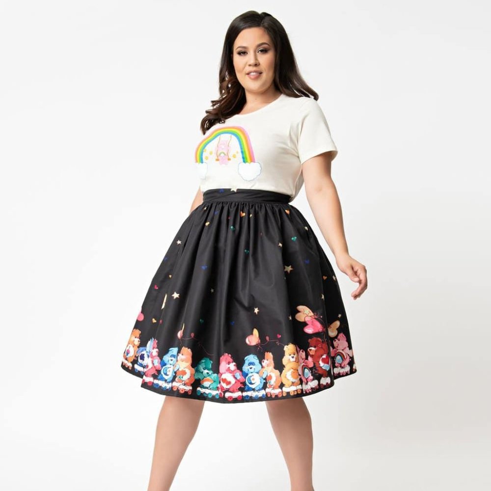 NWT Unique Vintage Care Bear skirt